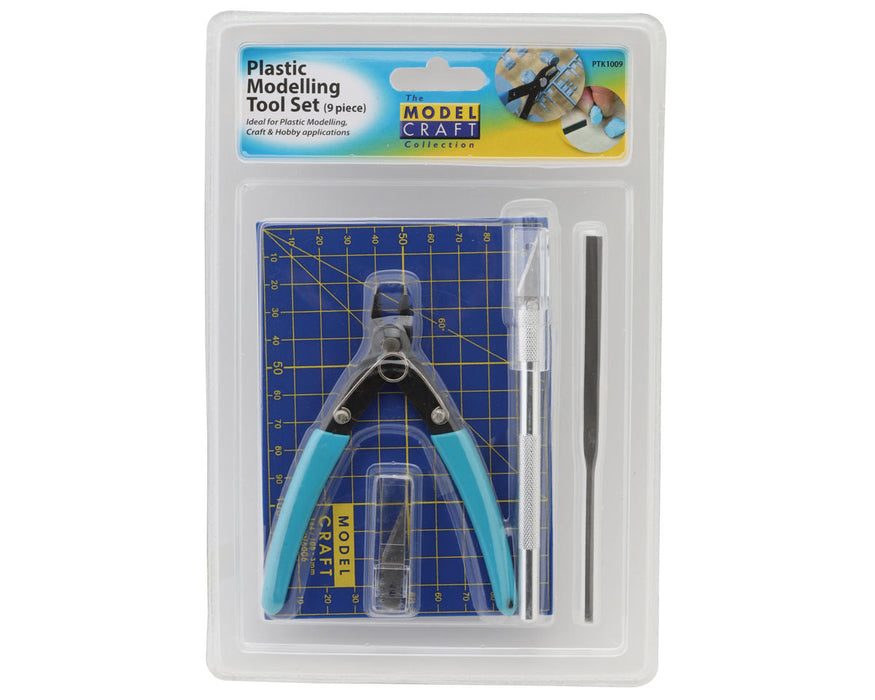 Shesto Limited PTK1009 Model Craft 9 Piece Starter Plastic Modeling Tool Set