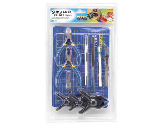 Shesto Limited PTK1015 Model Craft 15 Piece Hobby & Craft Tool Set
