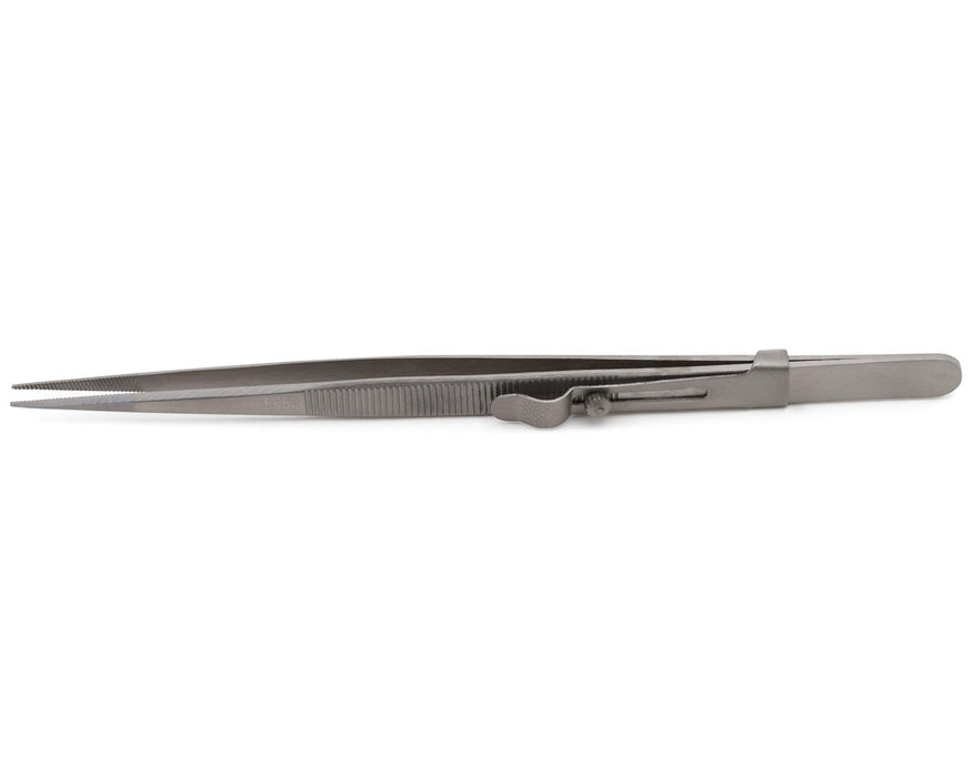 Shesto Limited PTW1093/FR Model Craft Stainless Steel Fine Serrated Locking Tweezers