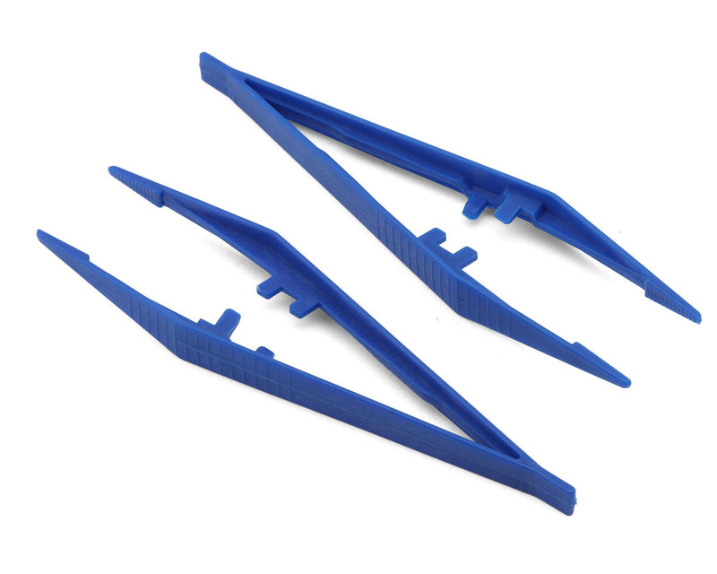 Shesto Limited PTW1150/2 Model Craft Serrated Tip Plastic Tweezers (2 Pack)