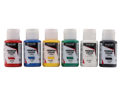Shesto Limited SP1601 Spraycraft Water Based Airbrush Acrylic Paint Set (32ml)