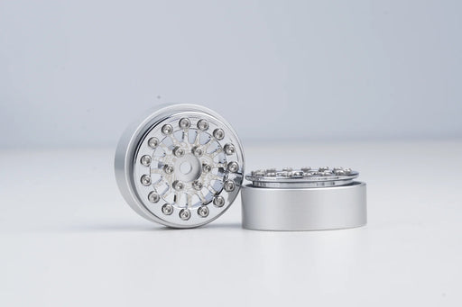 Shift RCS Chrome Plated with Phantom Laser Etching 1.0" Beadlock Wheels (1 Pair)