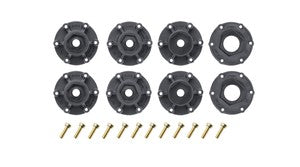 Louise RC L-T3223SB SC-Uphill Soft Tires on Black Rim with Removable Hex for 1/10 Short Course (1 Pair)