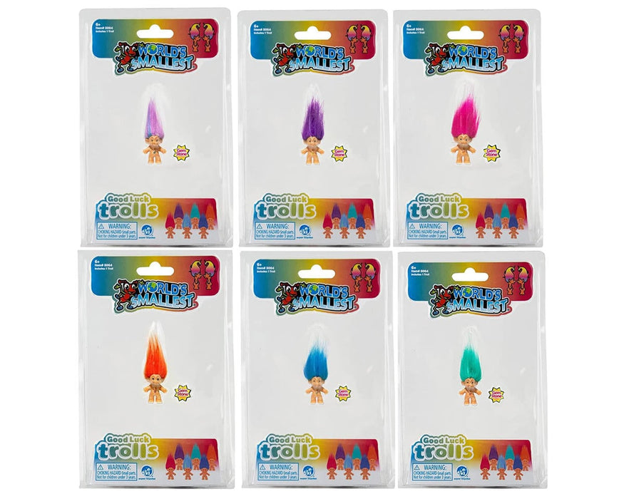 Super Impulse Smallest Good Luck Trolls Assortment (1 Item Picked at Random)