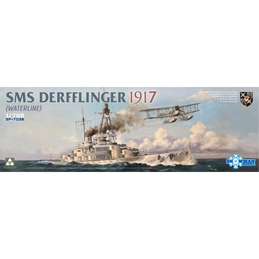 Snowman Model/Takom SP-7039 1/700 SMS Derfflinger 1917 Waterline Model Ship Kit