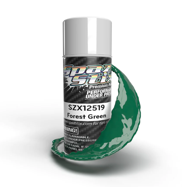 Spaz Stix 12519 Forest Green Spray Paint 3.5oz