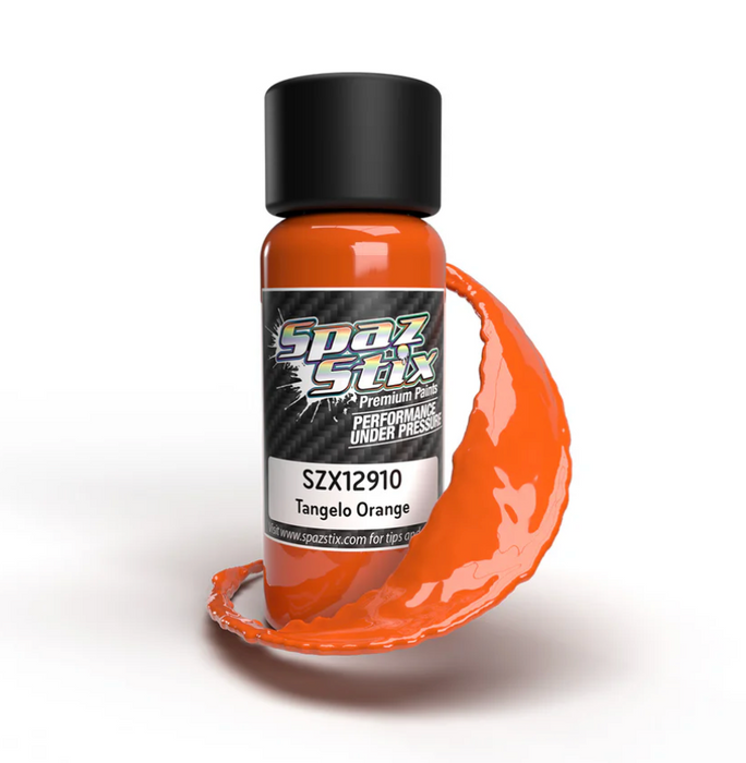 Spaz Stix 12910 Tangelo Orange Airbrush Ready Paint, 2oz Bottle