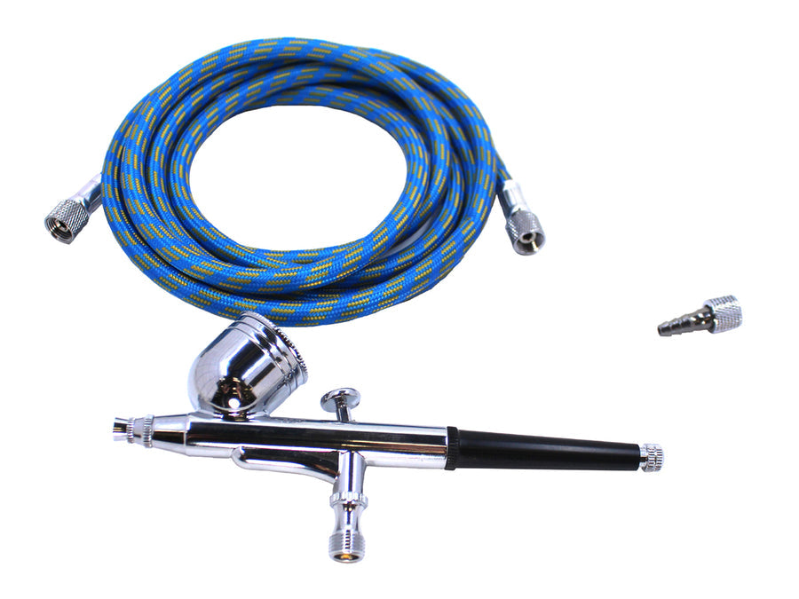 Spaz Stix 50000 Dual Action Gravity Feed Airbrush & Air Compressor Combo