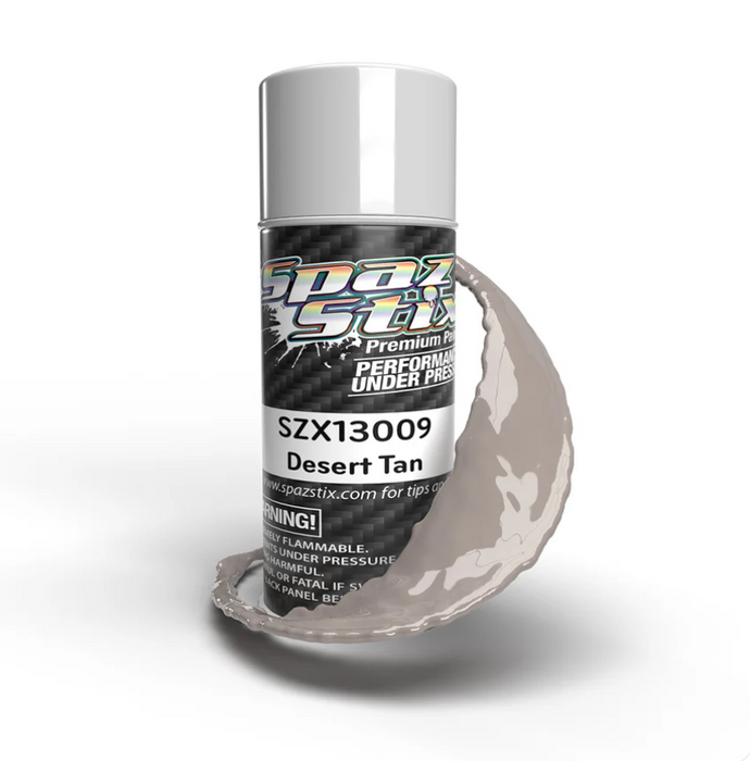 Spaz Stix SZX13009 Desert Tan Aerosol Paint 3.5oz Can