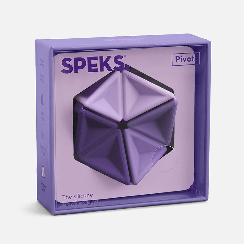 SPEKS Pivot Silicone Flexagon Sensory Tool