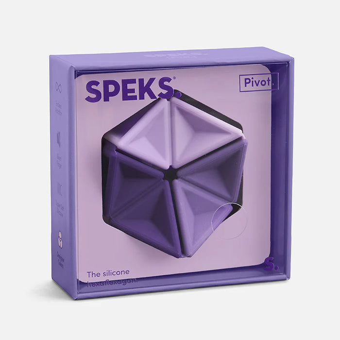 SPEKS Pivot Silicone Flexagon Sensory Tool