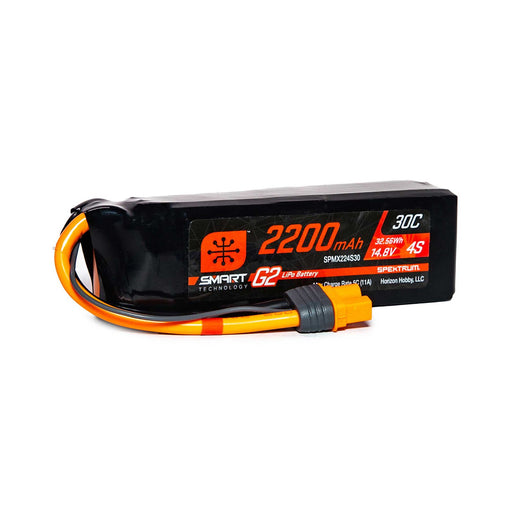 Spektrum 2200mAh 4S 14.8V 30C SMART G2 LiPo Battery with IC3/EC3 Connector