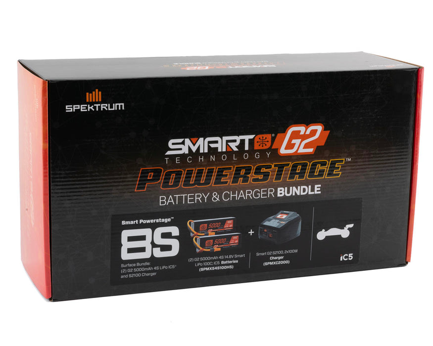 Spektrum SPMXPSS850 SMART G2 PowerStage Bundle 8S for Surface
