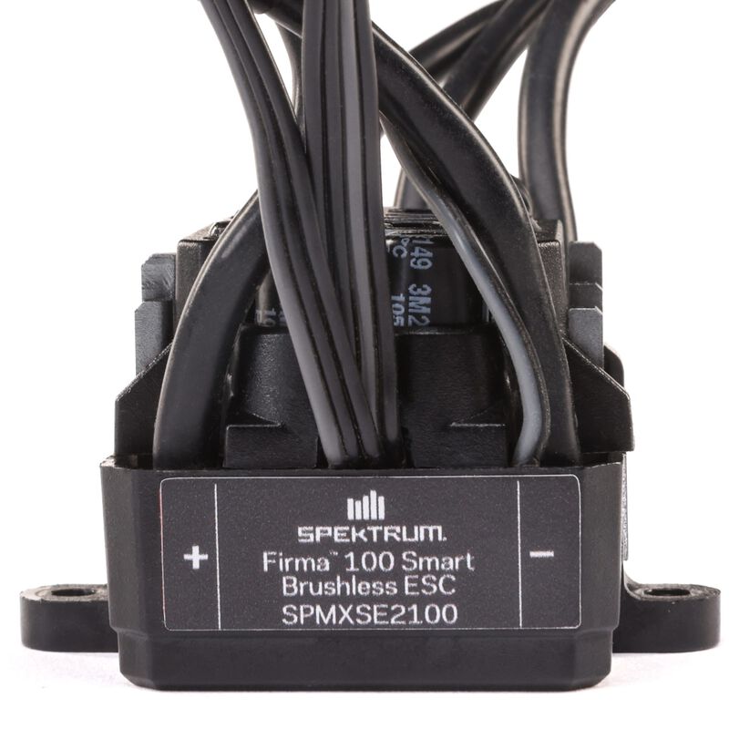 Spektrum SPMXSE2100 Firma 100Amp Black Edition Brushless 2-3S SMART ESC