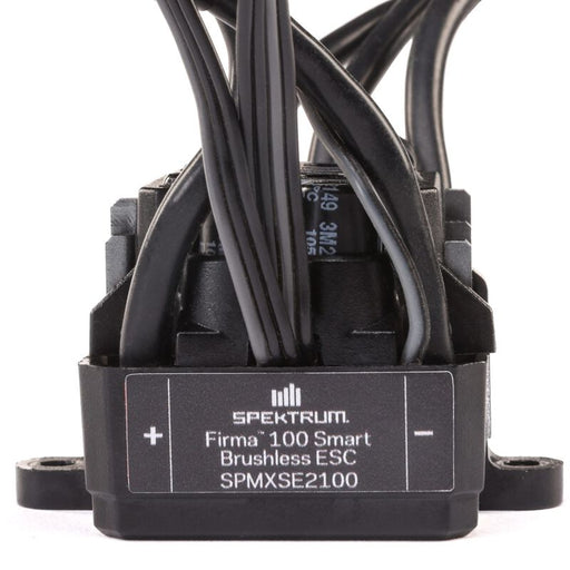 Spektrum SPMXSE2100 Firma 100Amp Black Edition Brushless 2-3S SMART ESC