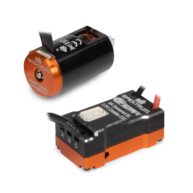 Spektrum SPMXSEMC18 Firma Brushless Crawler Motor Combo for 1/24 Crawlers