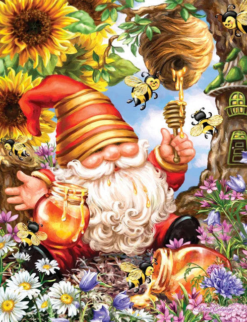 Springbok 33-01651 Gnome Worries Bee Happy 500 Piece Puzzle