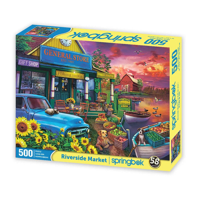 Springbok 33-01654 Riverside Market 500 Piece Puzzle
