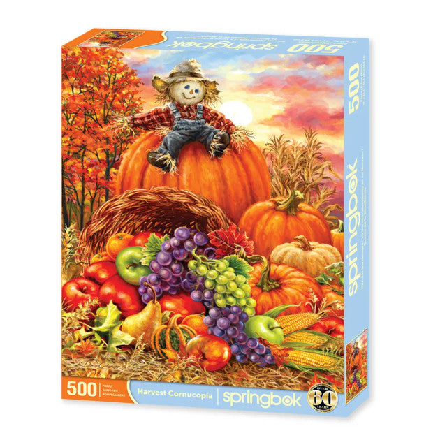 Springbok 33-01663 Harvest Cornucopia 500 Piece Puzzle