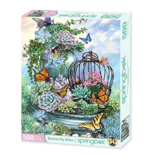 Springbok 33-01665 Butterfly Bliss 500 Piece Puzzle