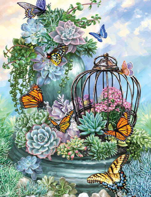 Springbok 33-01665 Butterfly Bliss 500 Piece Puzzle