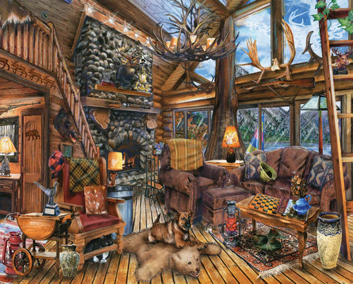 Springbok 33-01670 The Hunting Lodge 500 Piece Puzzle