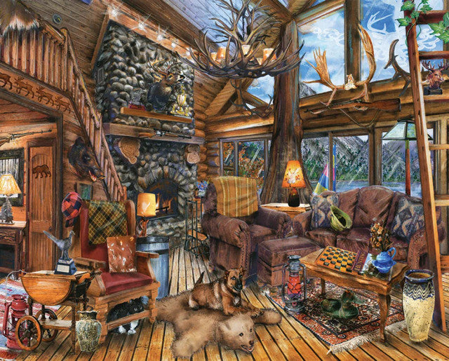 Springbok 33-01670 The Hunting Lodge 500 Piece Puzzle