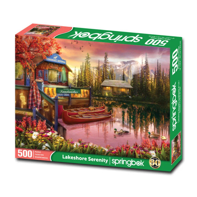 Springbok 33-01671 Lakeshore Serenity 500 Piece Puzzle