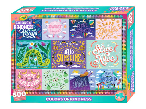 Springbok 33-01672 Crayola Colors of Kindness 500 Piece Puzzle