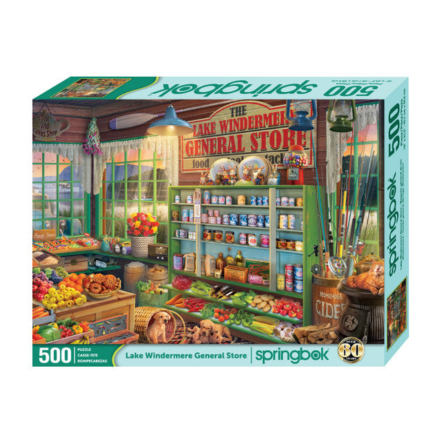 Springbok 33-01677 Lake Windermere General Store 500 Piece Puzzle