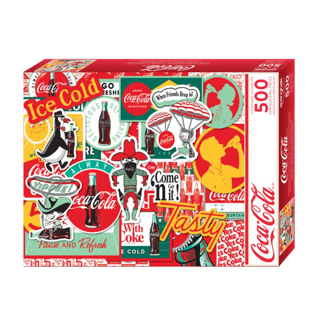 Springbok 33-01678 Coca-Cola When Friends Drop In 500 Piece Puzzle