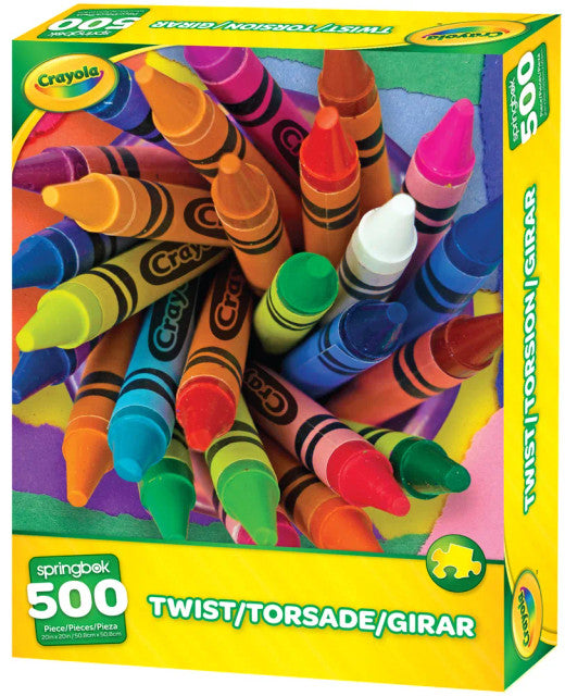 Springbok 33-02545 Crayola Twist 500 Piece Puzzle