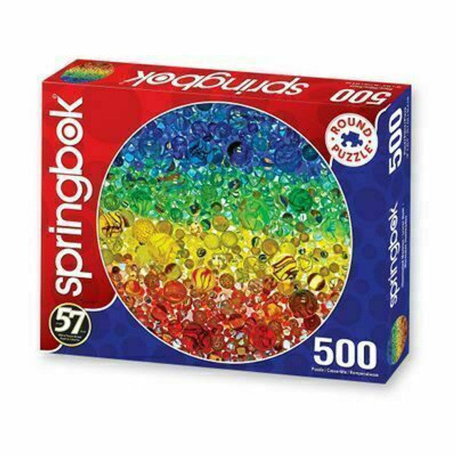 Springbok 33-03006 Illuminated Marbles 500 Piece Round Puzzle