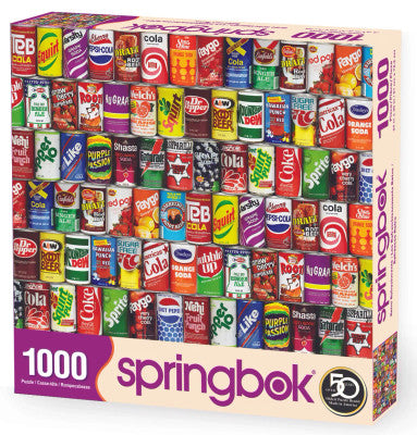Springbok 33-10835 Retro Refreshments 1000 Piece Puzzle