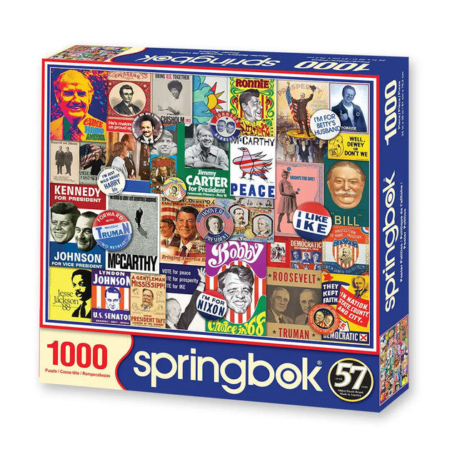 Springbok 33-10941 Poster Politics 1000 Piece Puzzle