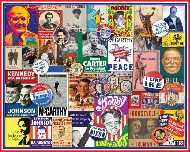 Springbok 33-10941 Poster Politics 1000 Piece Puzzle
