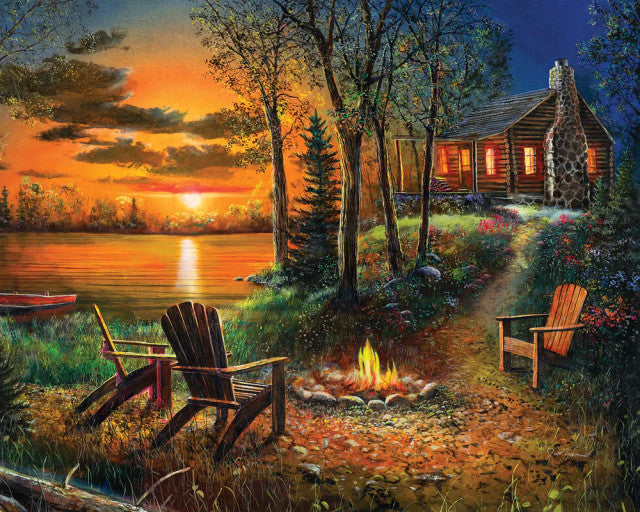 Springbok 33-10957 Summer Sunset 1000 Piece Puzzle
