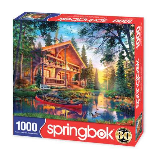 Springbok 33-11178 Log House Retreat 1000 Piece Puzzle