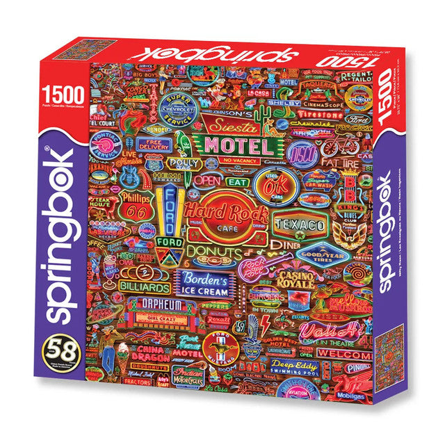 Springbok 33-15517 Nifty Neon 1500 Piece Puzzle