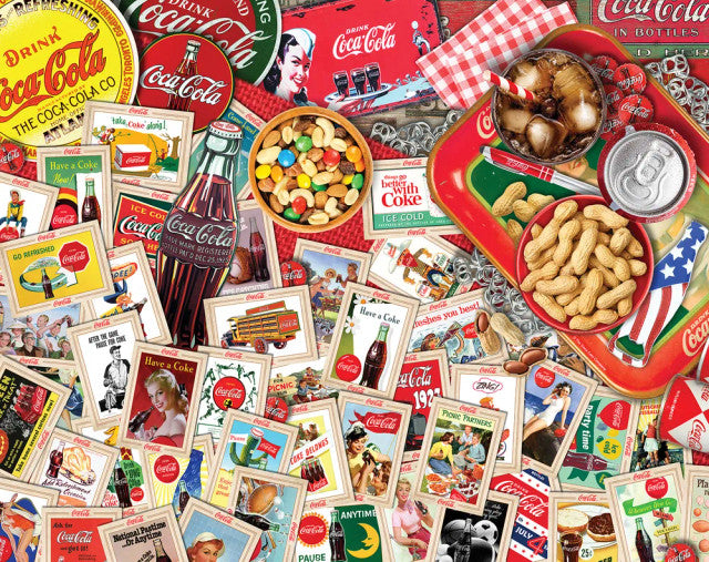 Springbok 33-15519 Coca-Cola Collector's Table 1500 Piece Puzzle