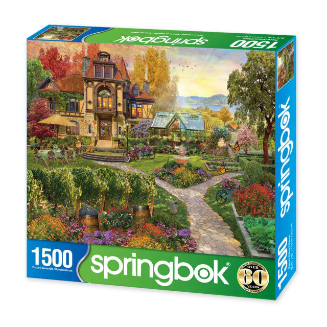 Springbok 33-15521 Vineyard Retreat 1500 Piece Puzzle
