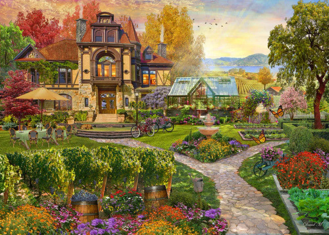 Springbok 33-15521 Vineyard Retreat 1500 Piece Puzzle