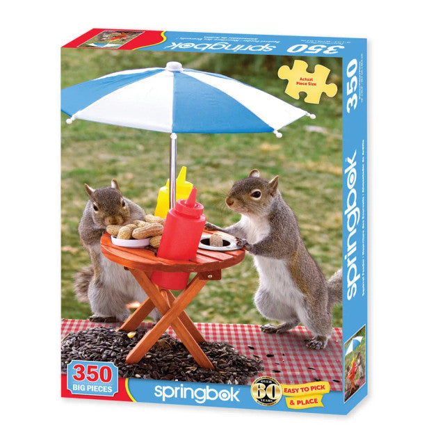 Springbok 33-50055 Squirrel Feeder 350 Piece Puzzle