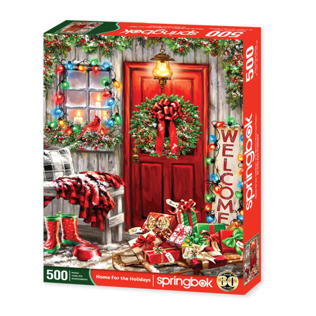 Springbok 34-01664 Home For The Holidays 500 Piece Puzzle