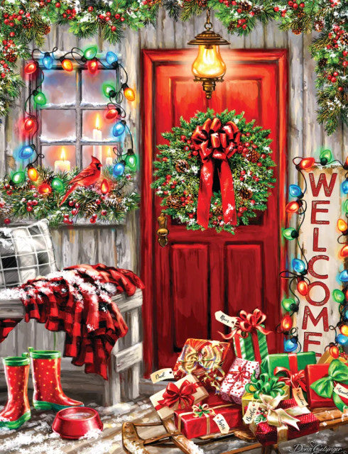 Springbok 34-01664 Home For The Holidays 500 Piece Puzzle
