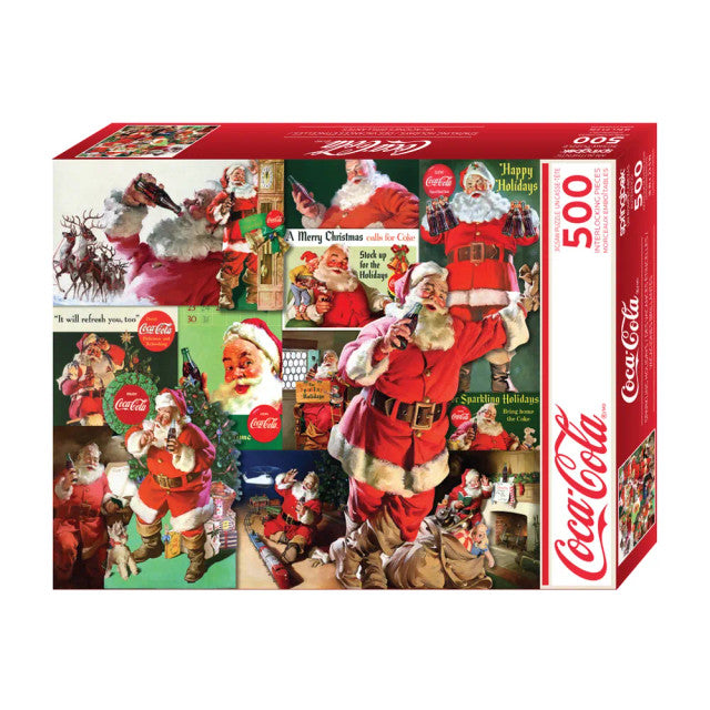 Springbok 34-01675 Coca-Cola Sparkling Holidays 500 Piece Puzzle