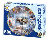 Springbok 34-03009 Winter Wonderland 500 Piece Round Puzzle
