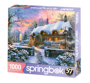 Springbok 34-11031 Christmas Cottage 1000 Piece Puzzle