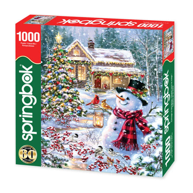 Springbok 34-11162 Cottage In The Snow 1000 Piece Puzzle
