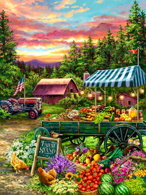 Springbok 43-30514 The Fruit Stand 60 Piece Puzzle